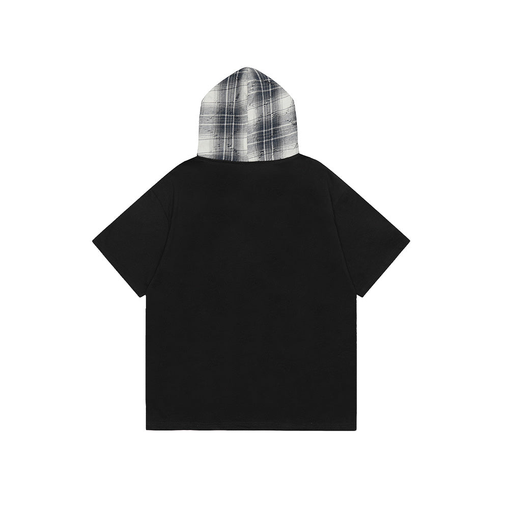 레트로 후드 반팔