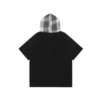 레트로 후드 반팔