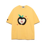 사과 자수 반팔