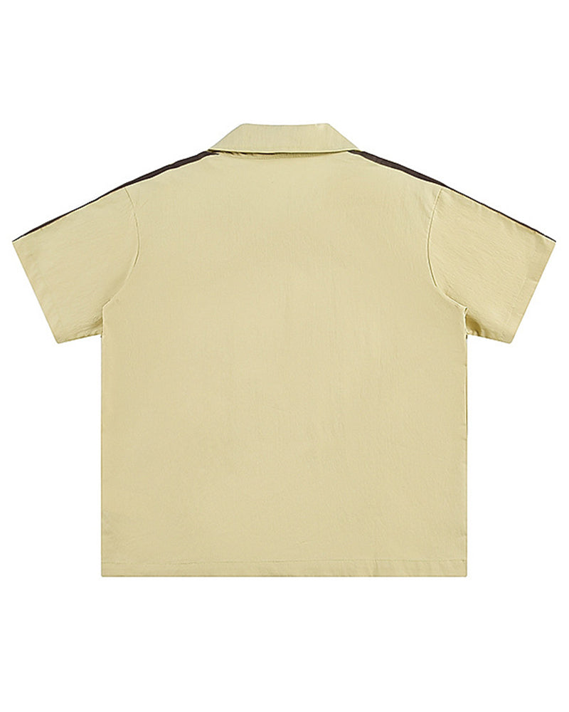 復古學院風短袖