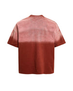 Distressed vintage short-sleeve