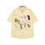 花朵短袖襯衫