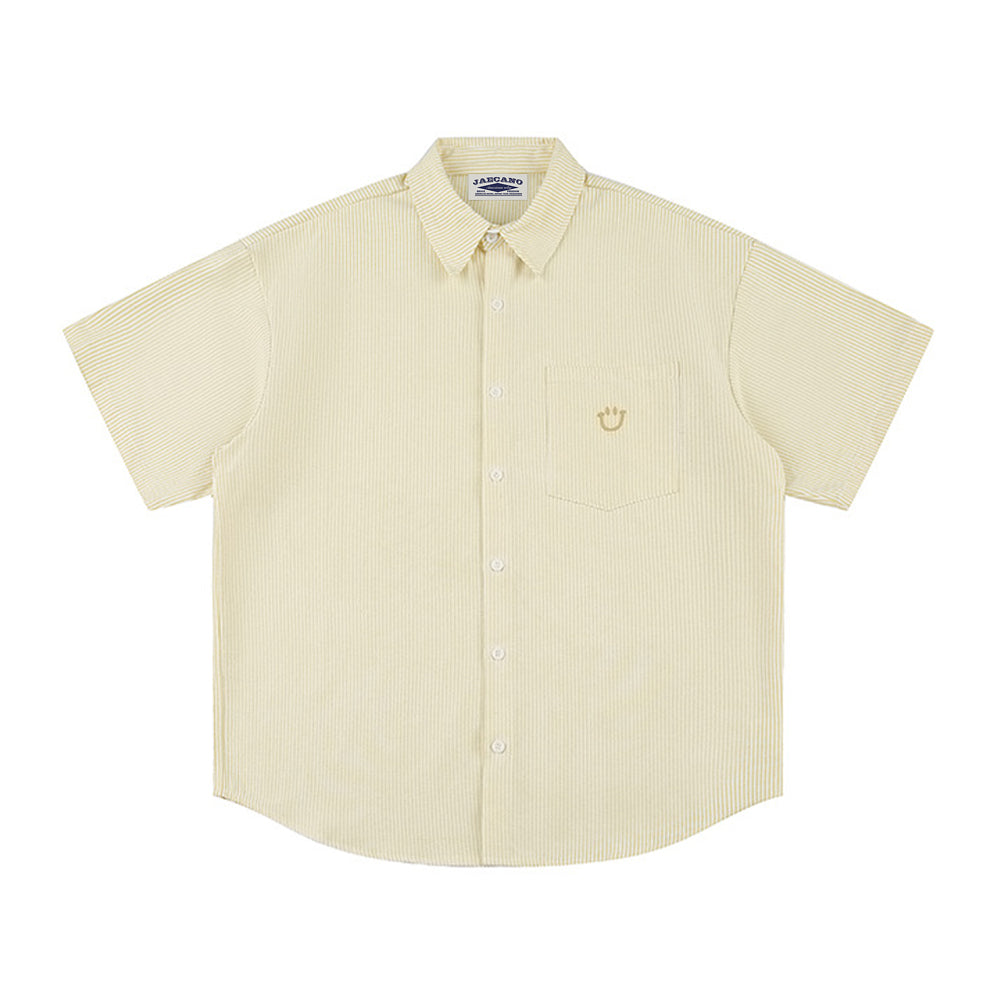 Solid color all-match shirt