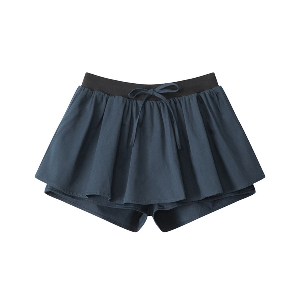 Anti-exposure pleated skirt