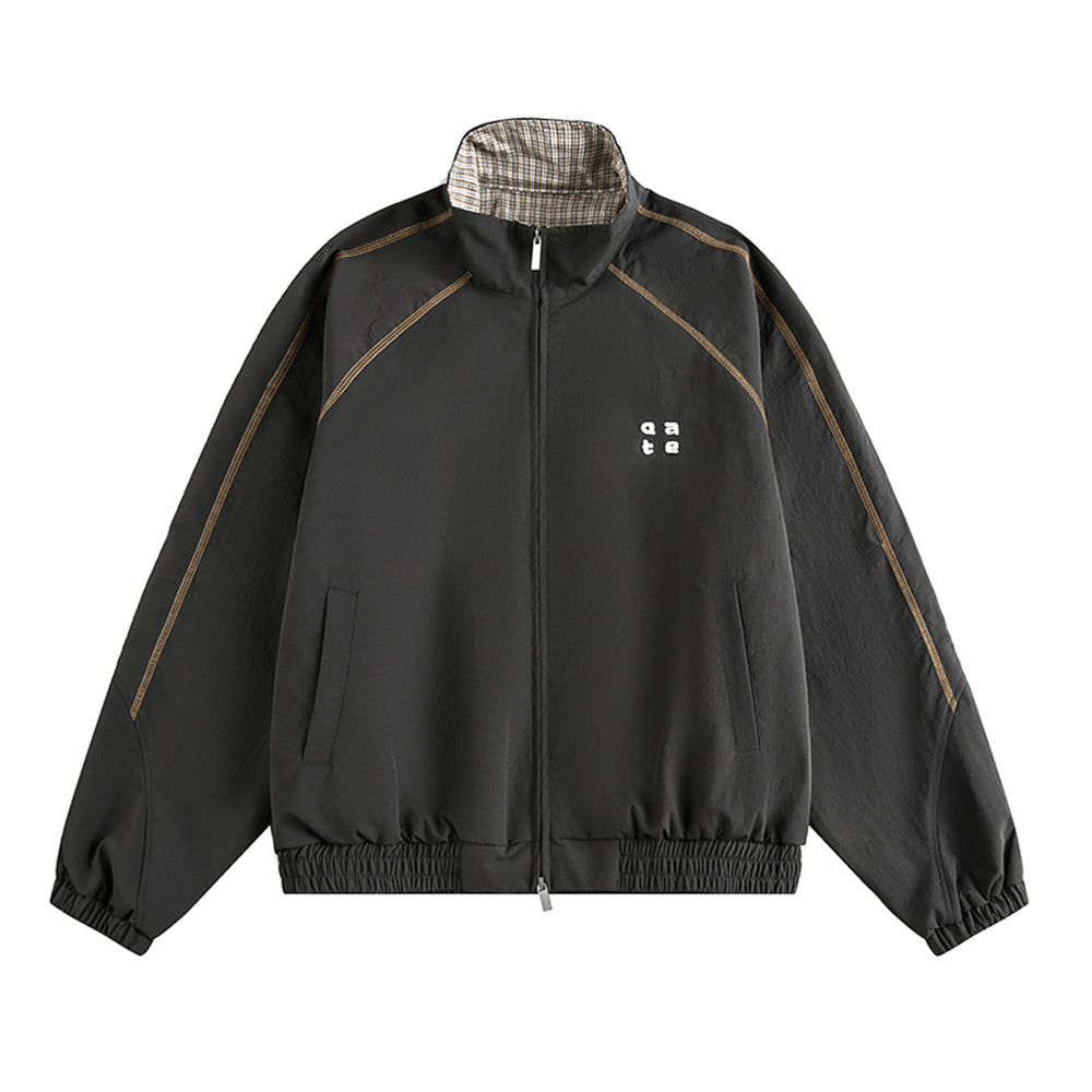 休閑寬鬆情侶外套