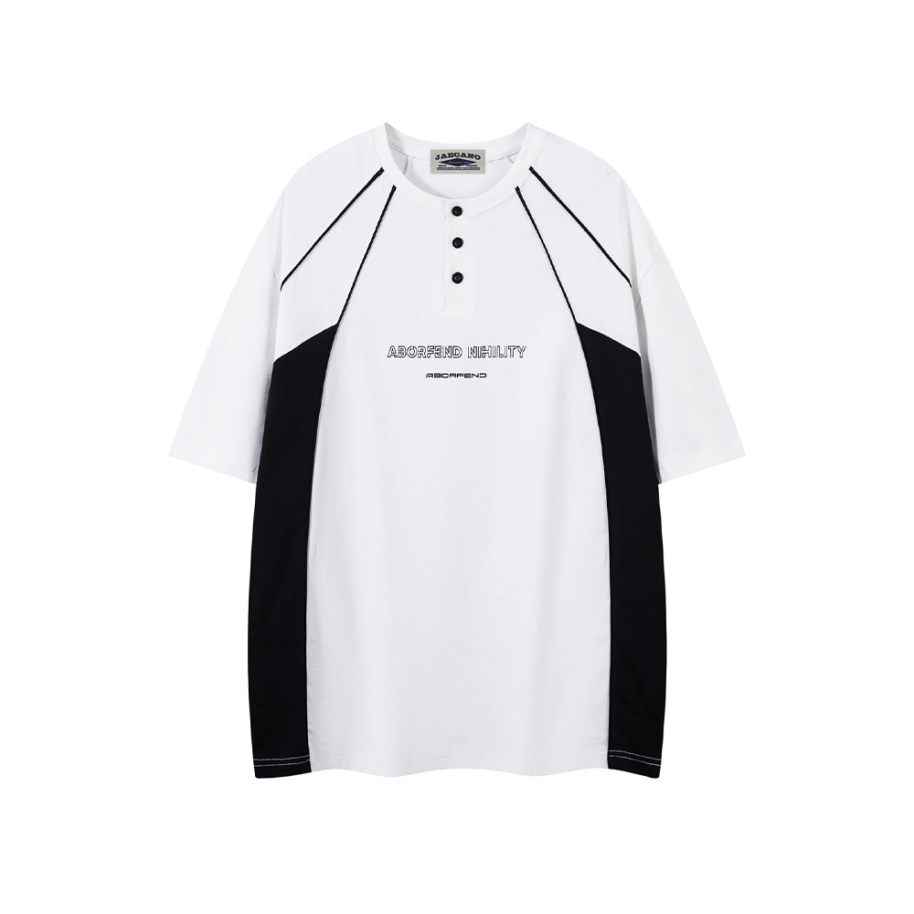 스포츠 패치워크 반팔