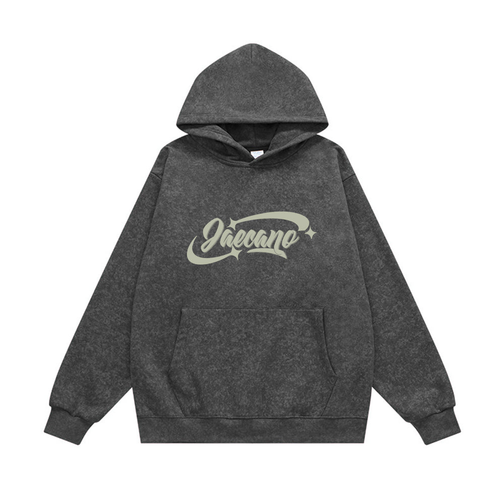 레트로 후드 스웨트셔츠