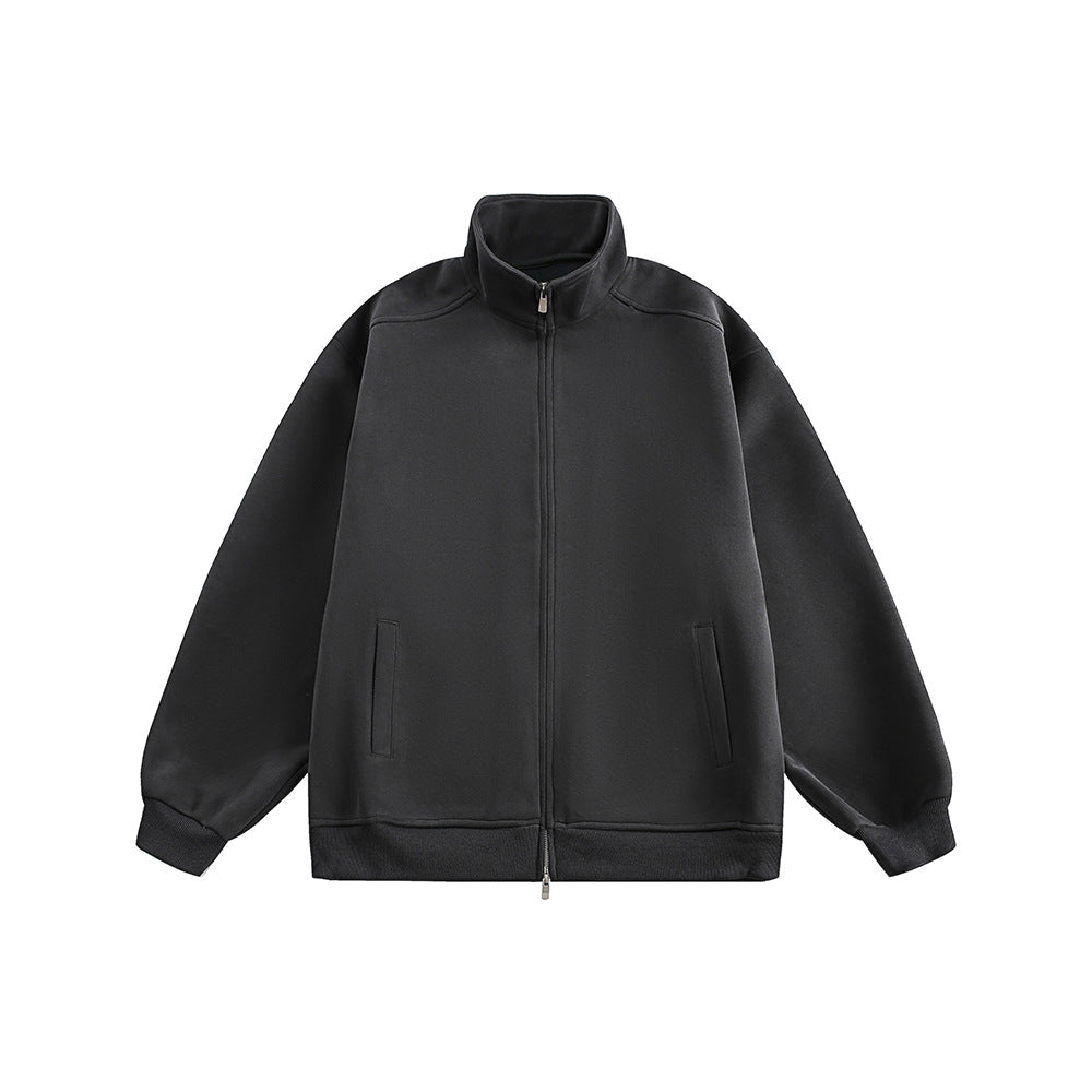 Simple stand collar versatile jacket