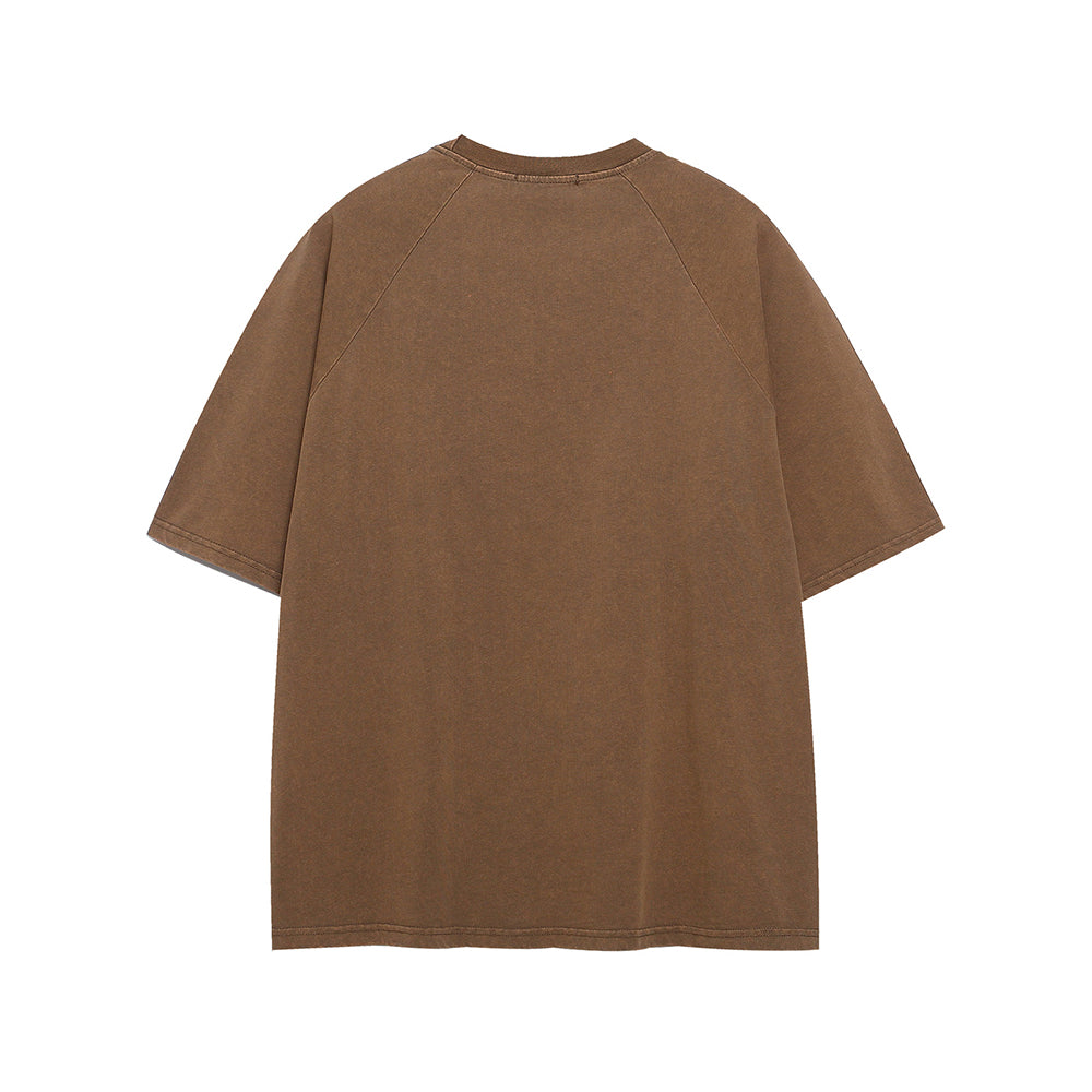 빈티지 워싱 반소매