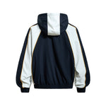 Retro patchwork couple jackets