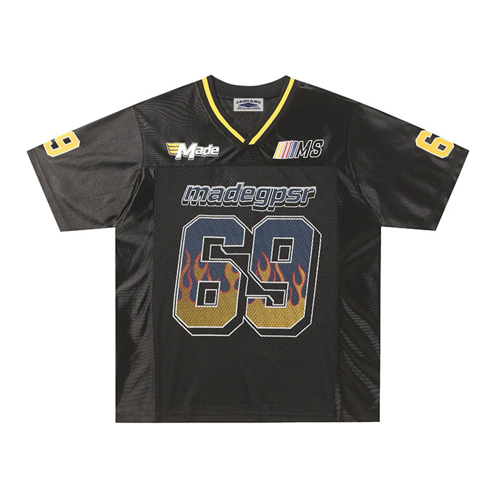 Retro loose short sleeves