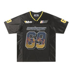 Retro loose short sleeves