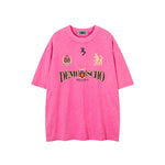 워시드 레터 반팔