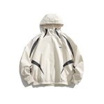 Hooded pullover jacket