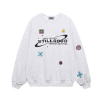 刺綉小花百搭衛衣