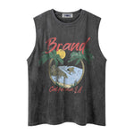 Vintage sleeveless vest