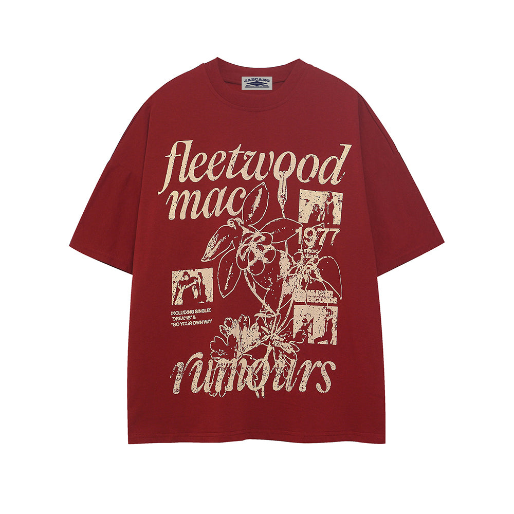 레트로 레터 반팔