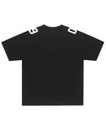 Embroidered badge short-sleeved shirt