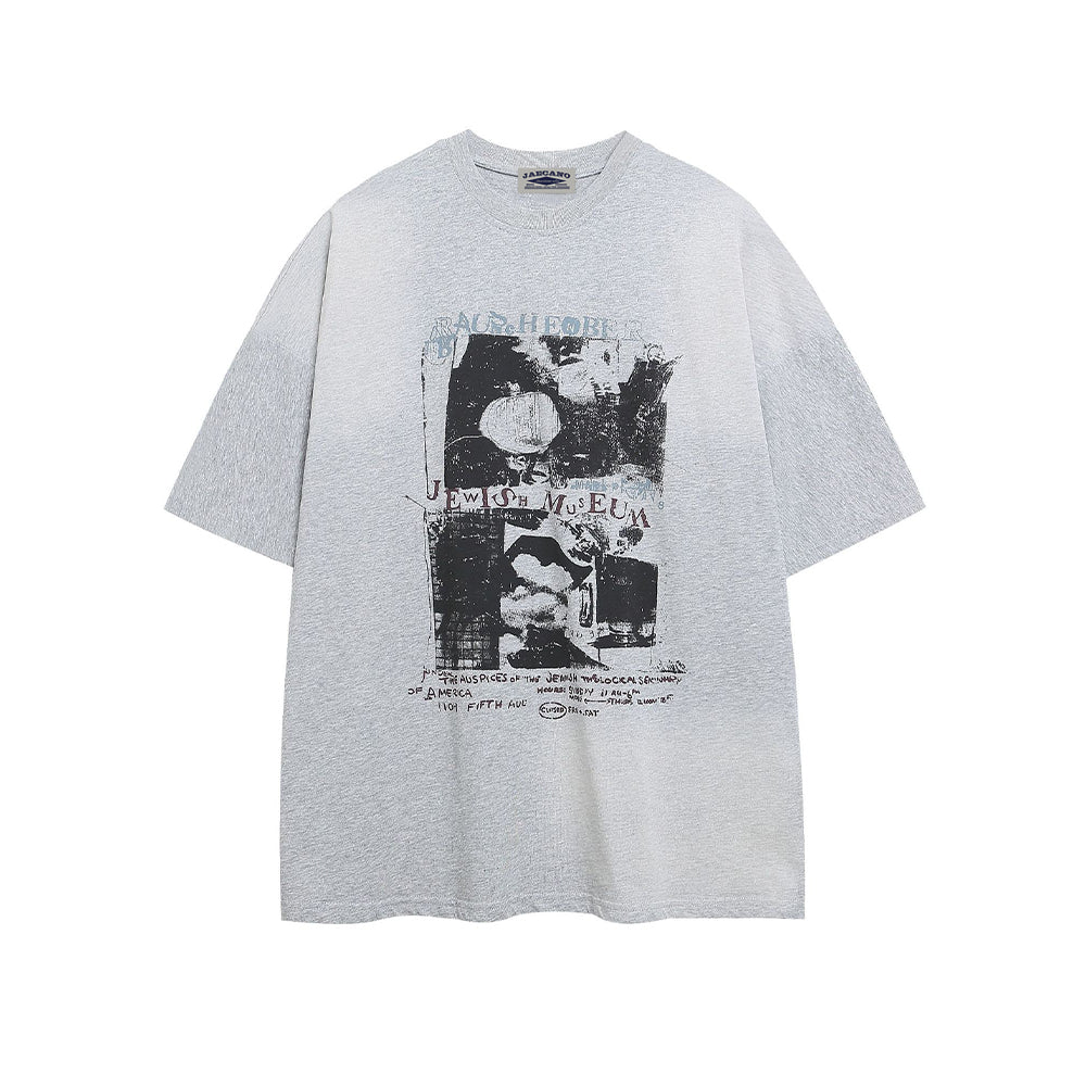 워시드 디스트레스드 반팔