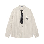 vintage striped long sleeve shirt