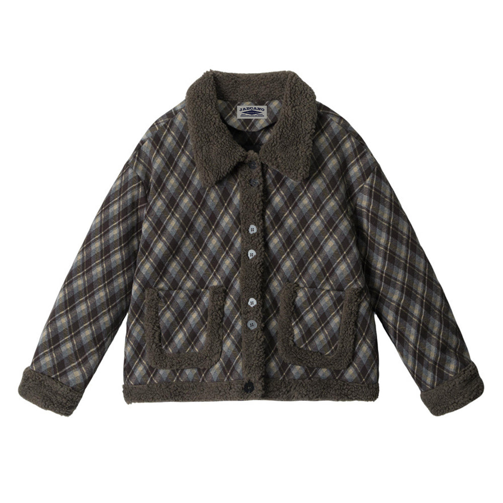 램스울 패치워크 코트