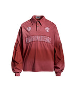 Gradient distressed long sleeve