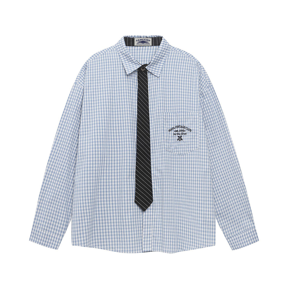Vintage Tie Long Sleeve Shirt