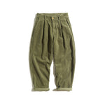 Corduroy casual trousers