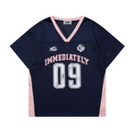 Retro sports style short sleeves