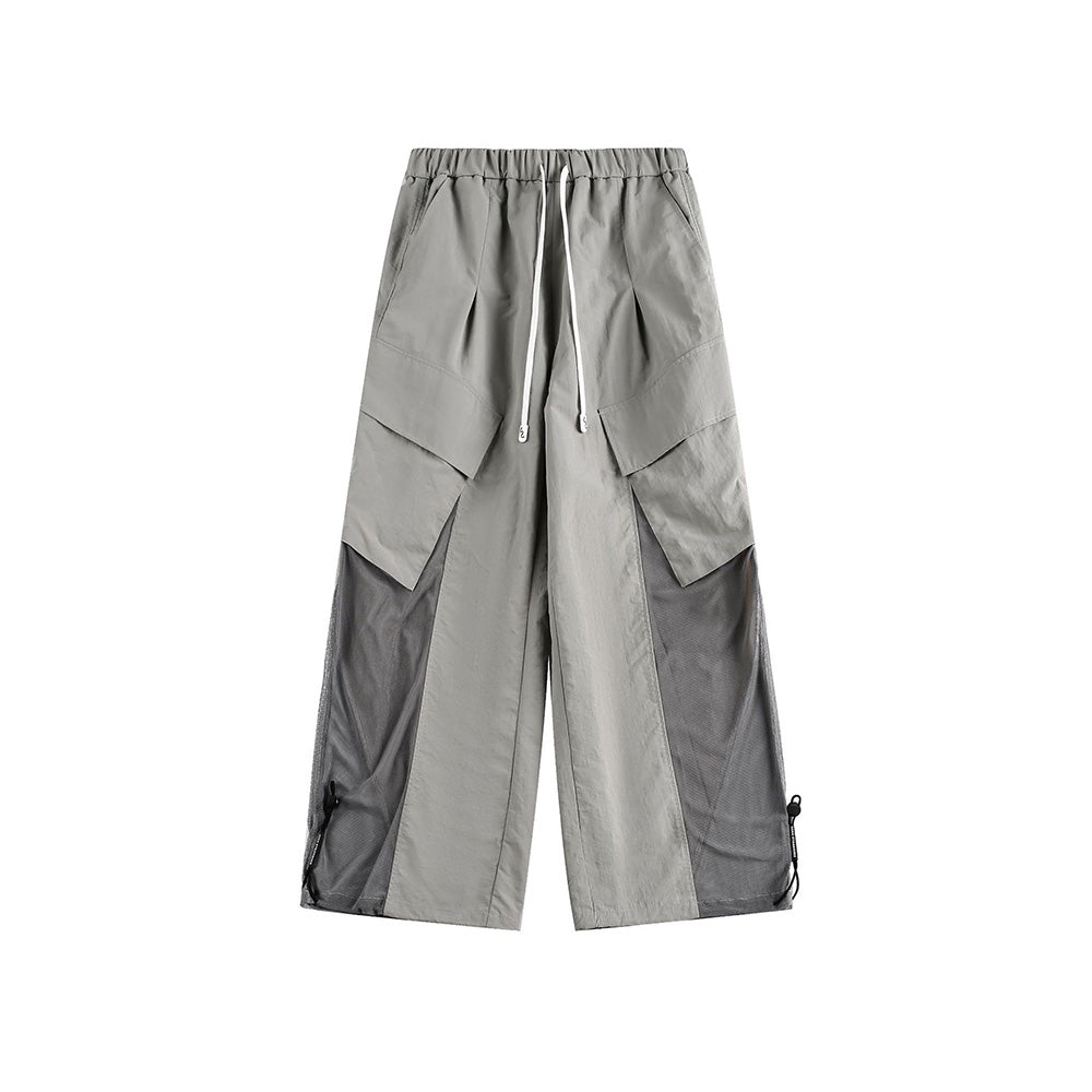 Colorblock Loose Casual Pants