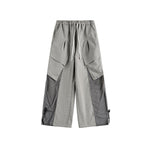 Colorblock Loose Casual Pants