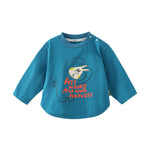 復古印花透氣長袖