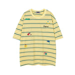 레트로 스트라이프 반팔