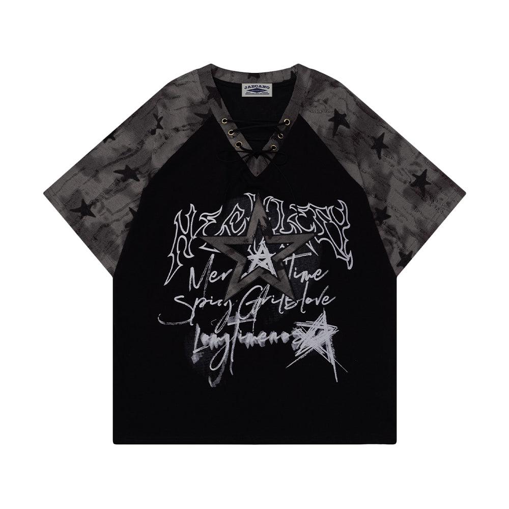 레트로 타이 반팔