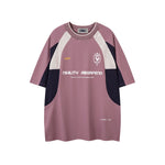 컬러블록 스포츠 반팔