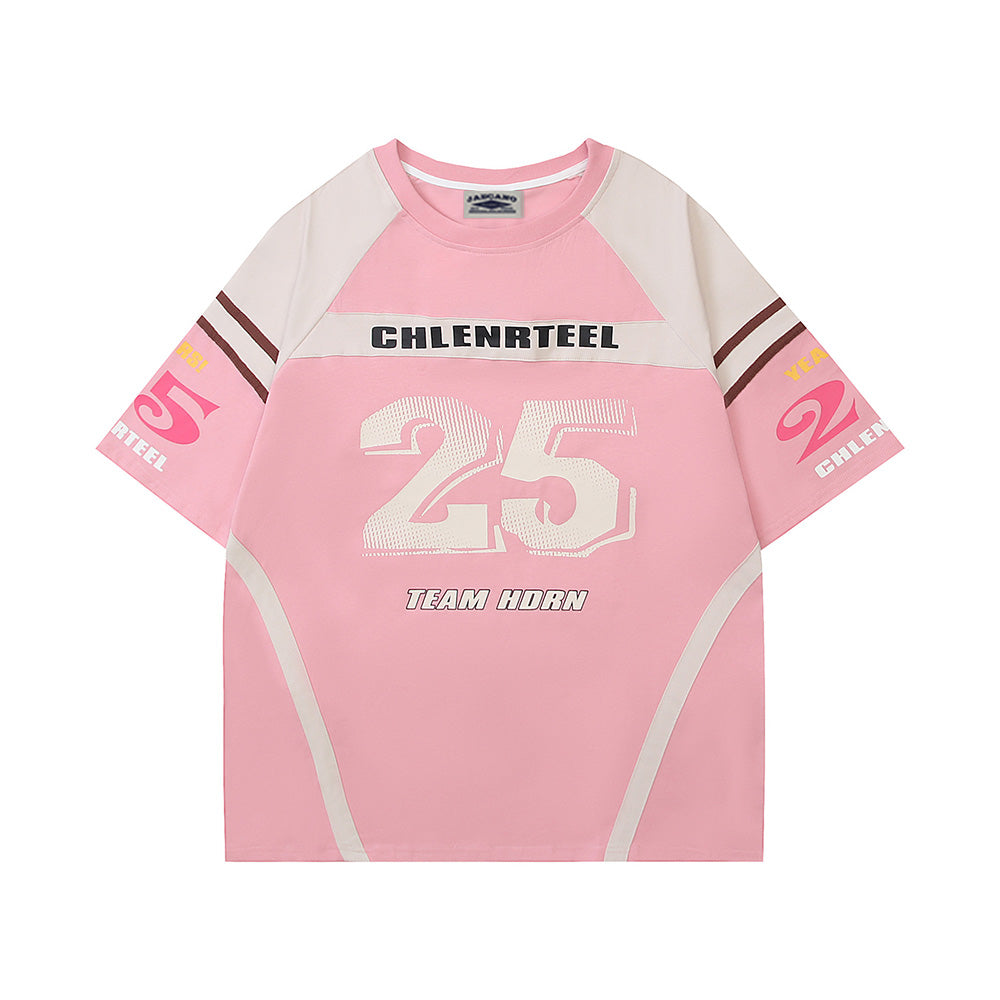 스플라이스 프린트 반소매