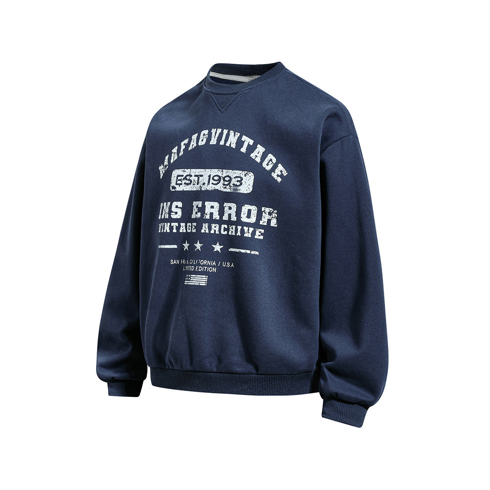 Crew neck casual sweatshirt