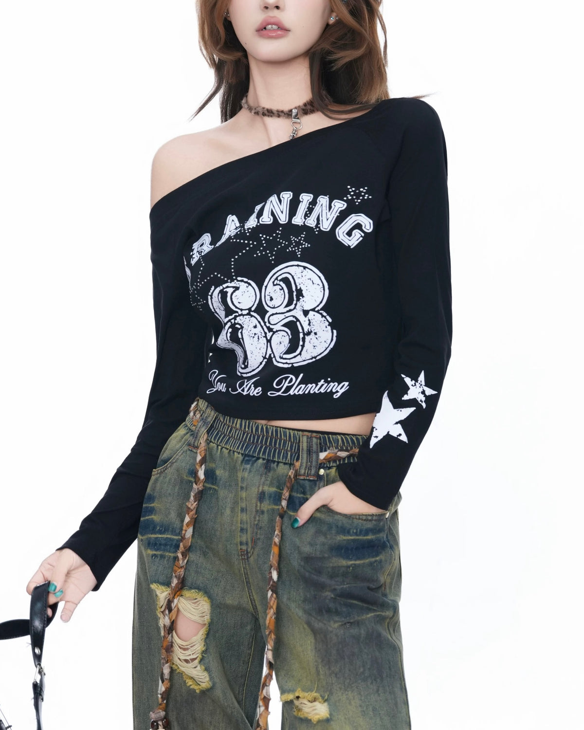 Simple hot girl long sleeve (women's)