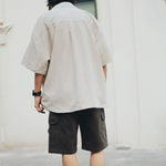 美式復古條紋襯衫