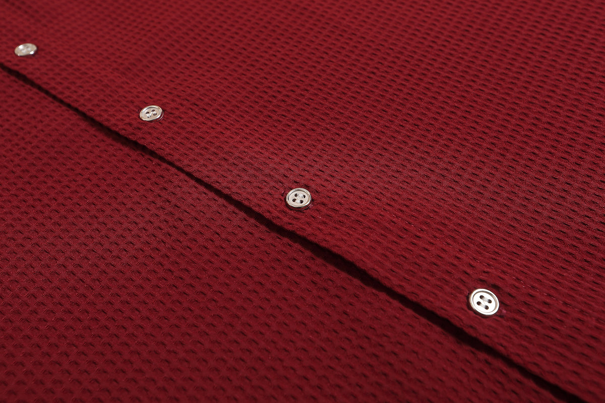 復古華夫格襯衫