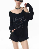 Retro personality hot girl long sleeve (women's version)