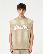 復古做舊無袖T恤