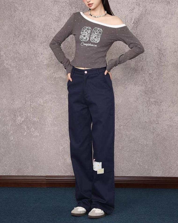 Retro hottie long sleeves (women's style)