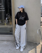 Retro Wide-Leg Casual Pants
