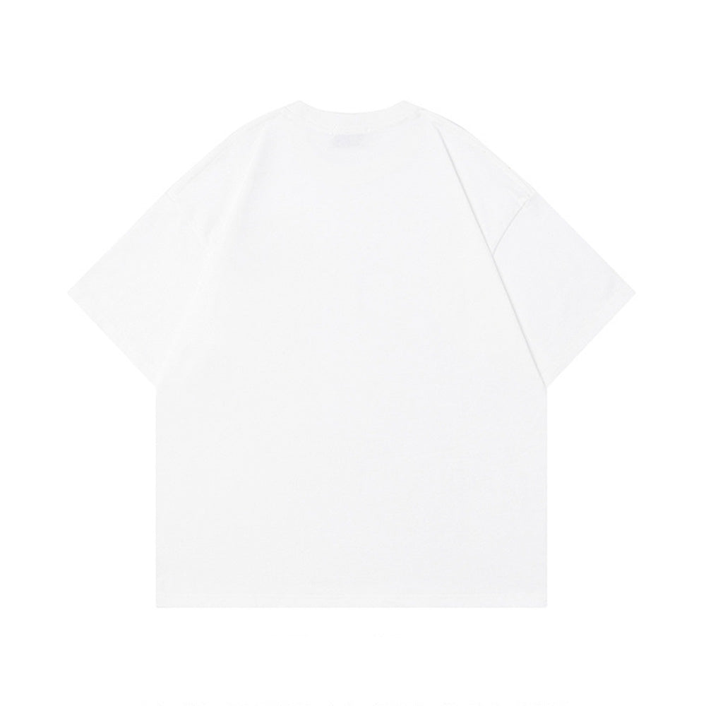 레트로 크리에이티브 프린트 반팔