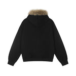 Vintage zipper embroidered jacket