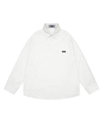 Striped versatile long-sleeved shirt