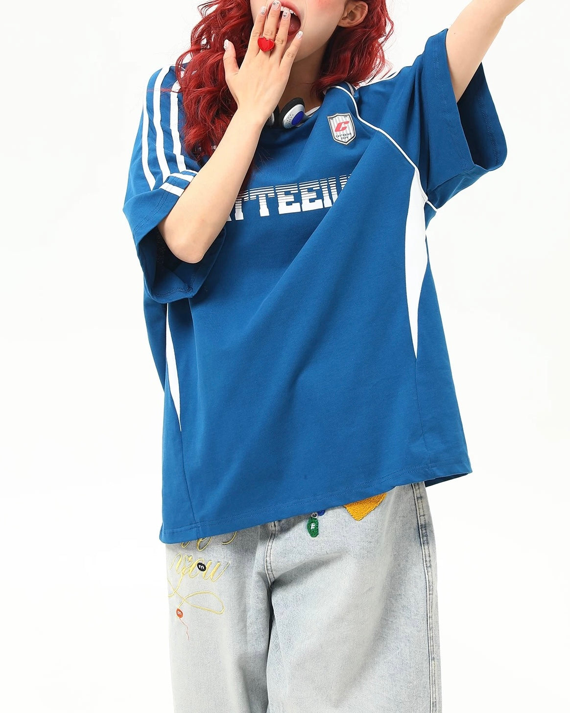 Crew neck short sleeves