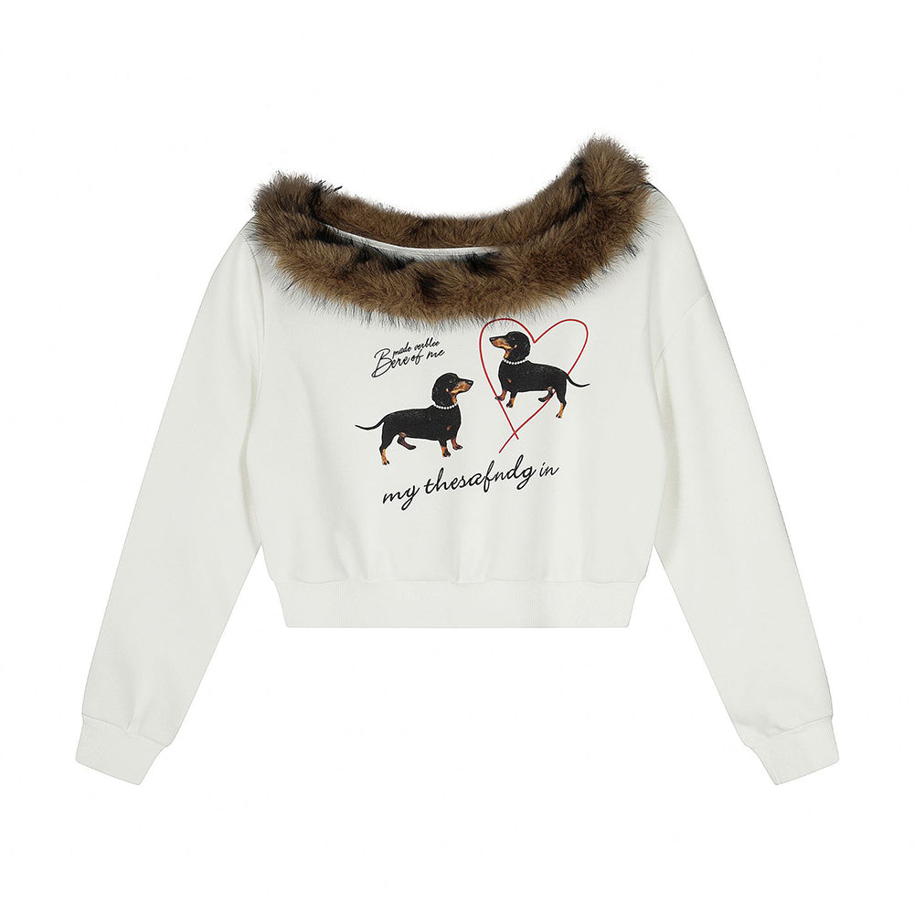 復古小狗衛衣(女款)