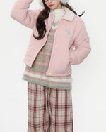 Retro short cotton jacket